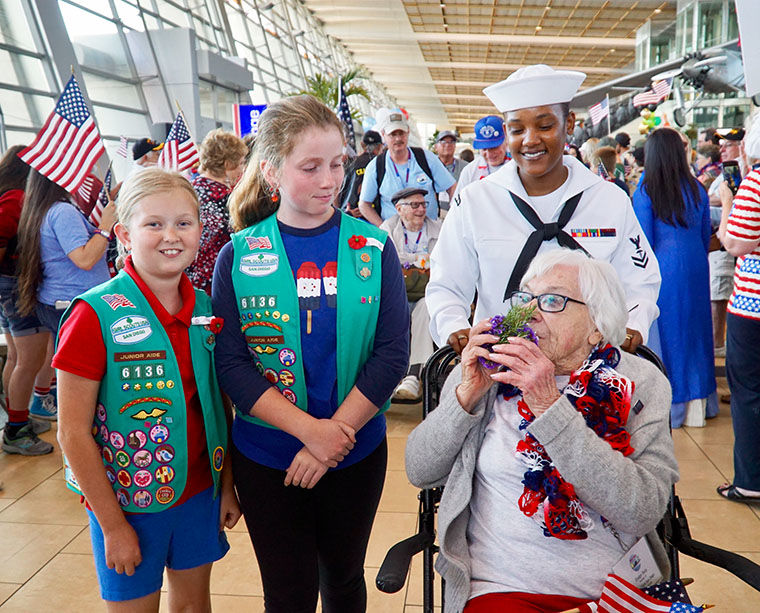 Girl Scouts And Honor Flight ...